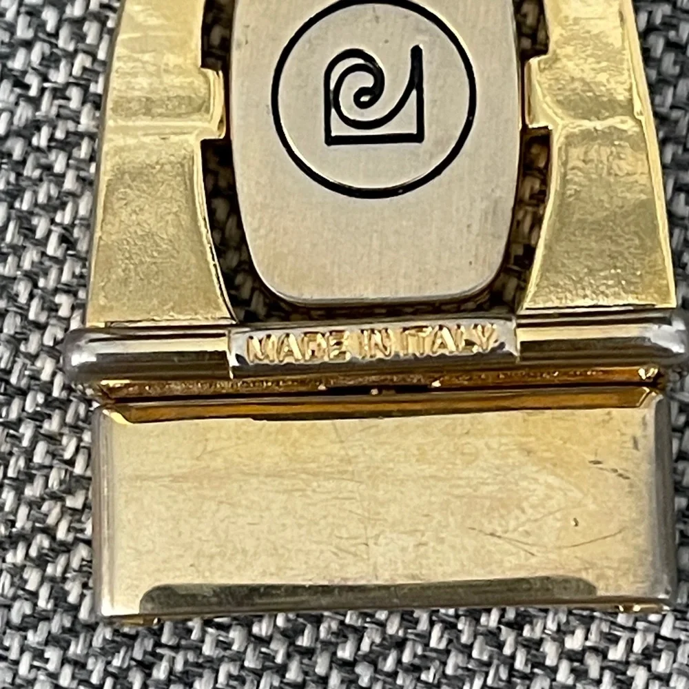 Vintage gold-tone Pierre Cardin Belt Buckle